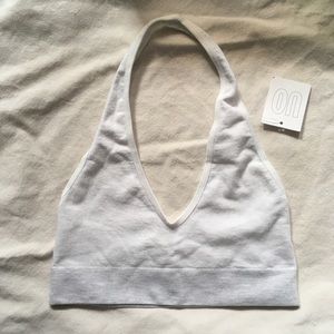UO Ribbed Halter Bralette